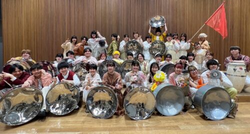 洗足学園音楽大学スティールパン演奏パンノートパラダイス